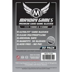 10 Packs/70mm x Mayday Lost Cities Magnum Ultra-Fit Premium Board Game Sleeves